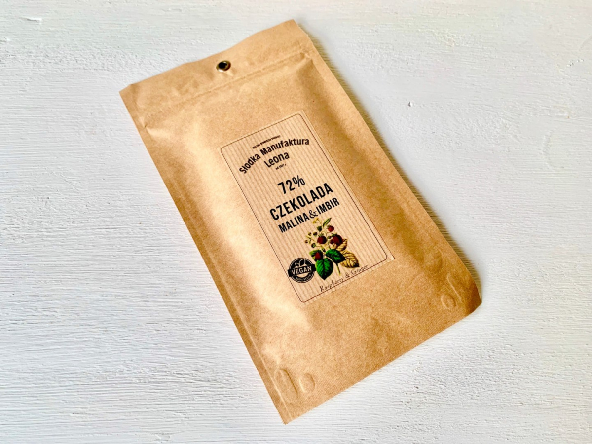 Czekolada malina & imbir 90 g Czekolada malina & imbir 90 g